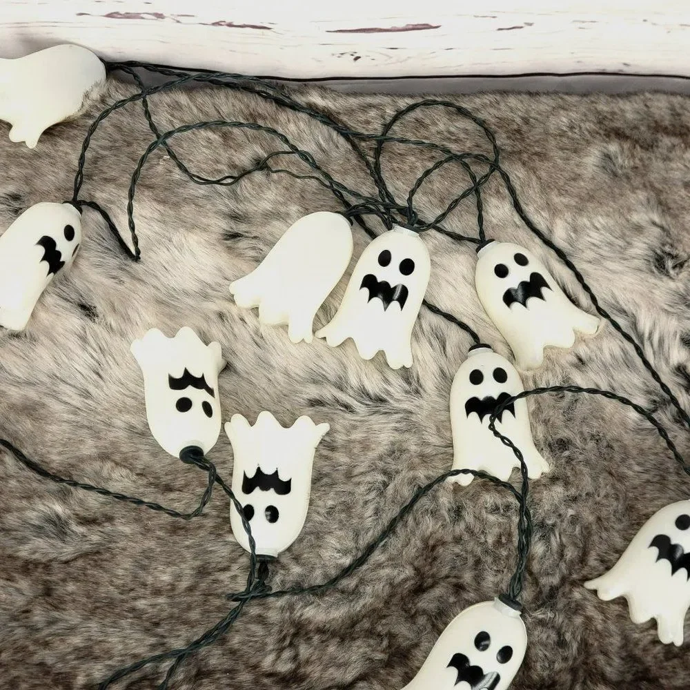 Halloween Svg Decoration Ghost Garland String Light | Halloween‎ Lights Battery